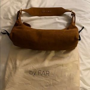Brown Mara Suede Shoulder Bag